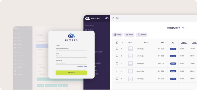 Projekt UI/UX dla systemu PIM, UX/UI design