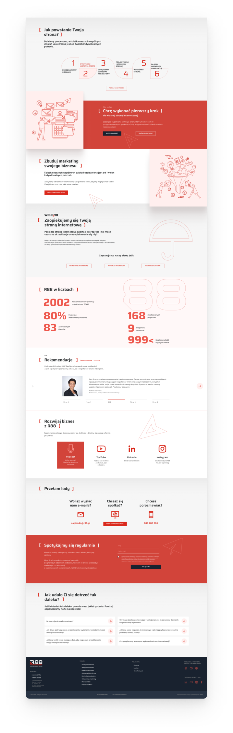 Projekt strony dla R88 - Twój partner w marketingu 6 Strona glowna 1920px 1 scaled https://nataliawiniarz.pl/wp-content/uploads/2026/06/R88-okladka-1.png